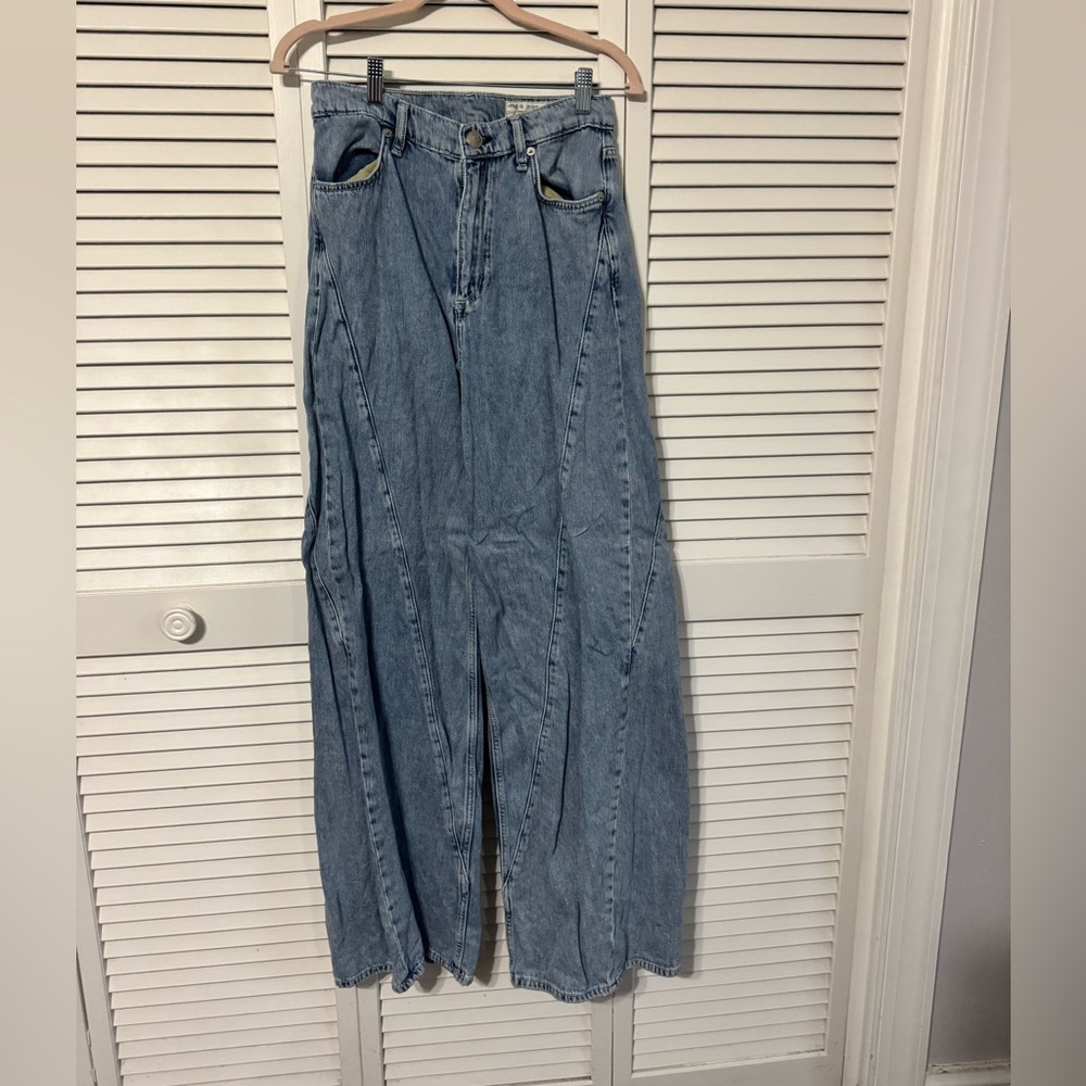 Rag & Bone High Rise Wide Leg Jean